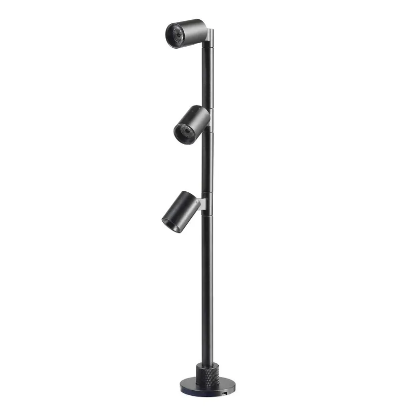 Must-Have Deko-Light Vitrinenleuchte, Herculis Triple 250 mm, 3 W, 3000 K, Schwarz, Stromkonstant, 9 V/DC, Bemessungsstro