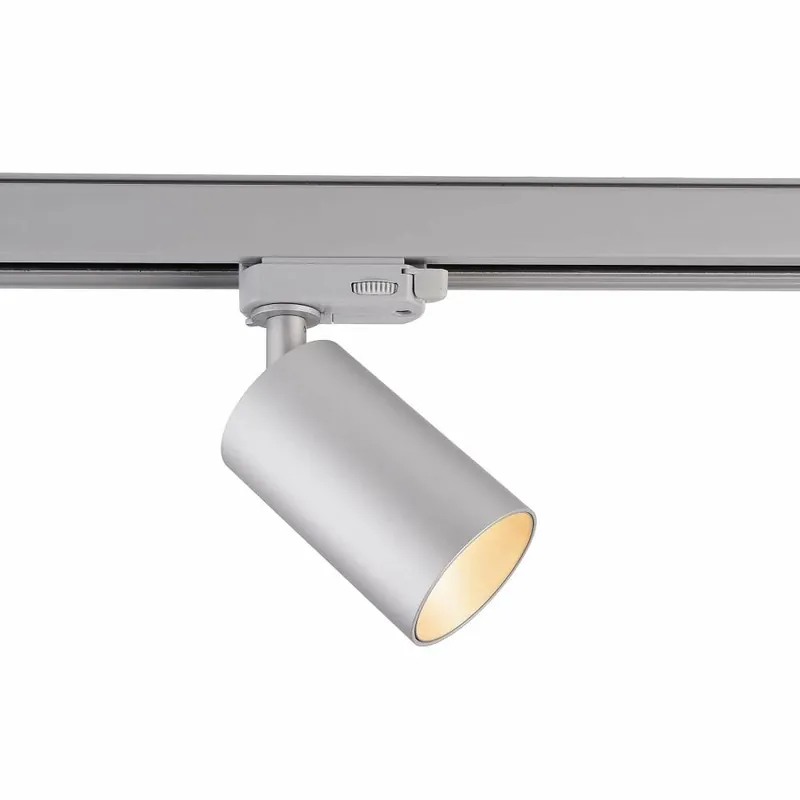 Nur Für Kurze Zeit Deko-Light 3-Phasen-Spot, Can, 1x max. 7,5 W GU10, Silber, 220-240 V/AC, 50 / 60 Hz