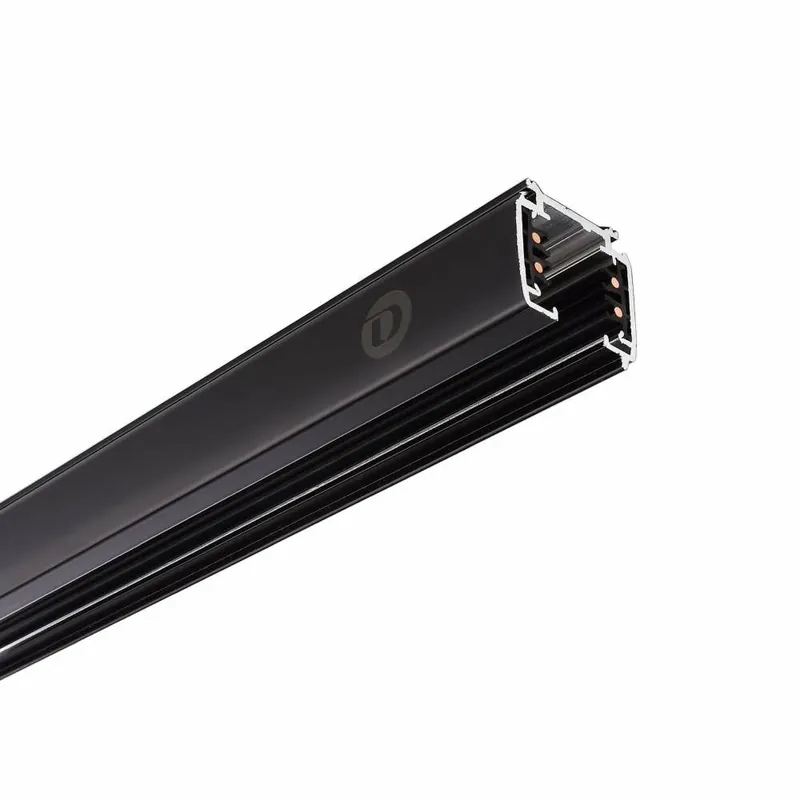 Neue Kollektion Deko-Light 3-Phasen Schienensystem, D Line Aufbaustromschiene 2m, Graphitschwarz RAL 9011, 220-240 V/AC