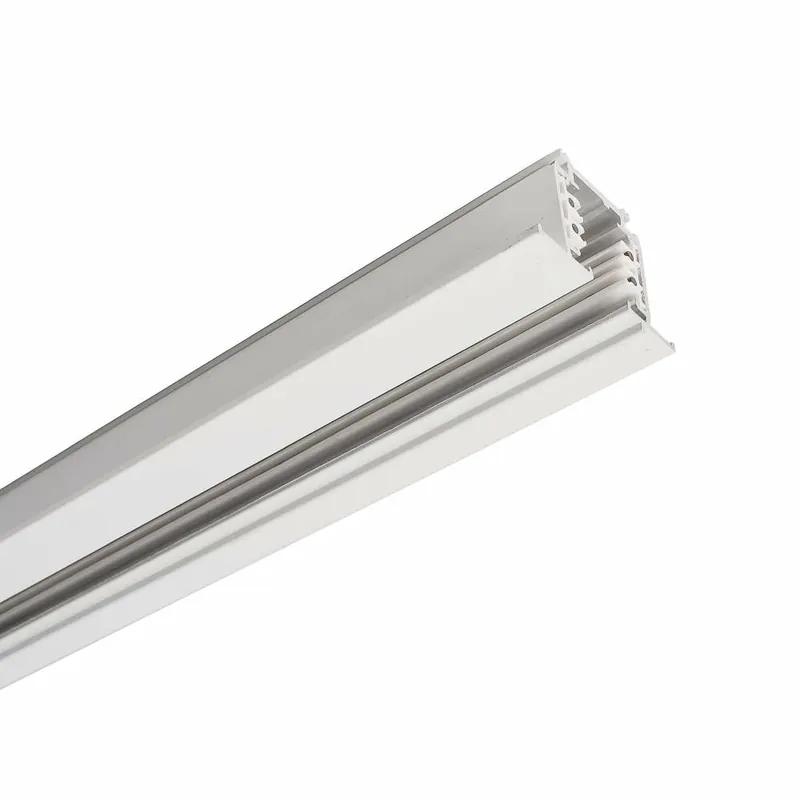 Sonderangebot Deko-Light 3-Phasen Schienensystem, D Line Einbaustromschiene mit Flügel 3m, Verkehrsweiß RAL 9016, 220-240 V/A