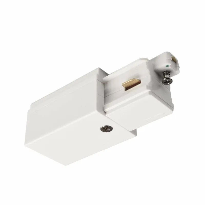 Deko-Light 1-Phasen Schienensystem, D One Einspeiser, links, weiß, Weiß, 220-240 V/AC Neue Ware