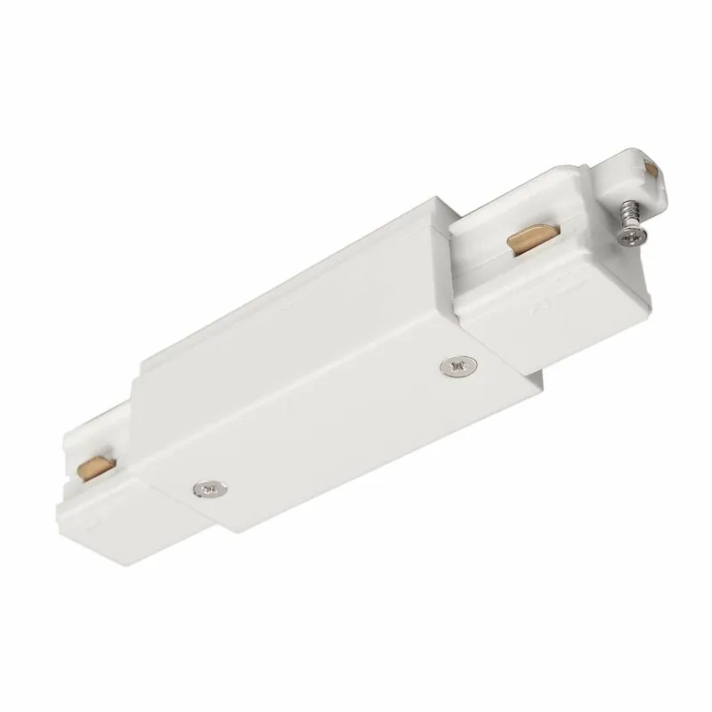 Deko-Light 1-Phasen Schienensystem, D One Längsverbinder mit Einspeisemöglichkeit links-rechts, weiß, Weiß, 220 Schnäppchen