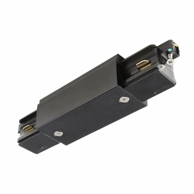 Deko-Light 1-Phasen Schienensystem, D One Längsverbinder mit Einspeisemöglichkeit links-rechts, schwarz, Schwar Bestseller