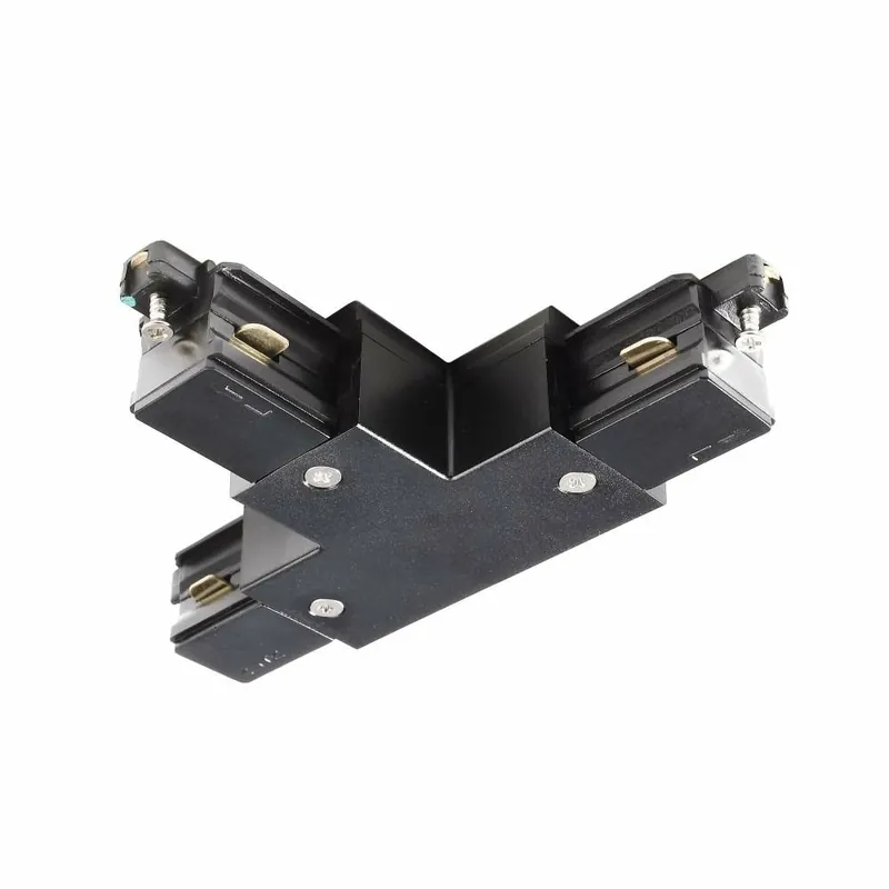 Deko-Light 1-Phasen Schienensystem, D One T-Verbinder, links-links-rechts, schwarz, Schwarz, 220-240 V/AC Gratis Versand