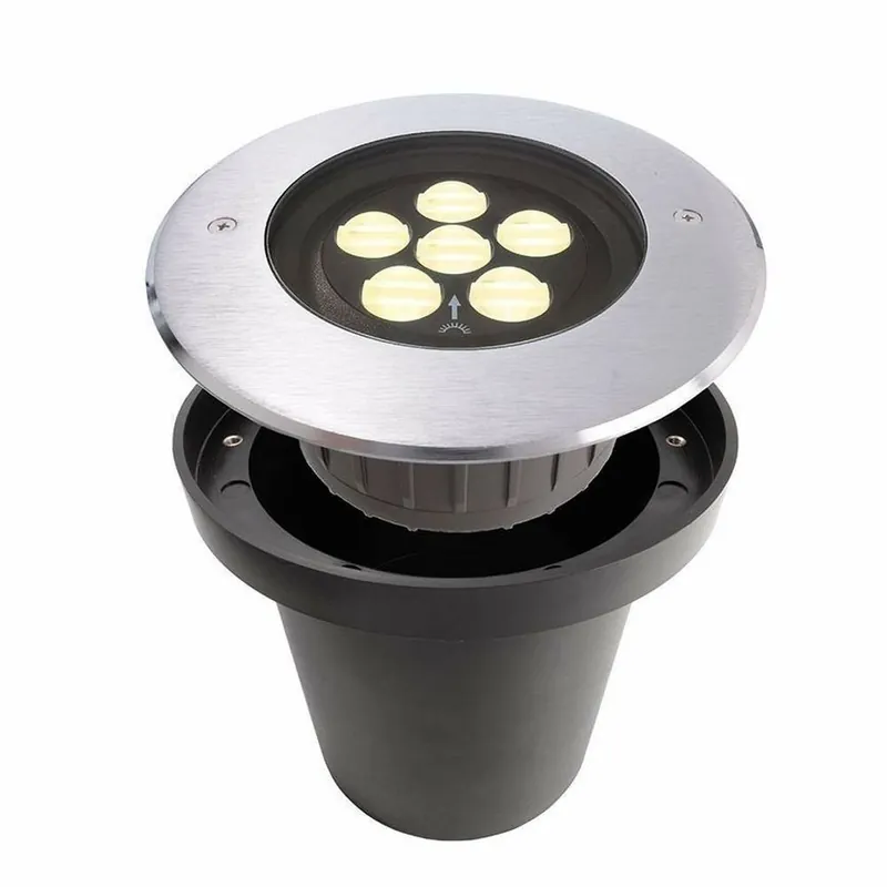Neue Kollektion Deko-Light Bodeneinbauleuchte, Asymetrisch, 12 W, 3000 K, Silber, 220-240 V/AC, 50 / 60 Hz