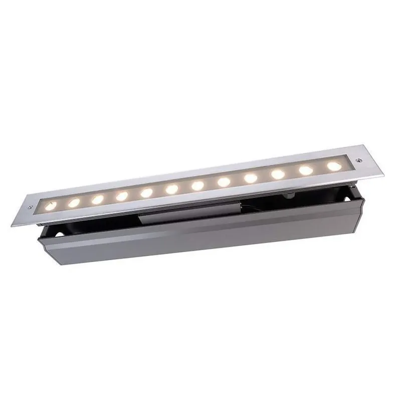 Bestseller Deko-Light Bodeneinbauleuchte, Line V, 18 W, 3000 K, Silber, 220-240 V/AC, 50 / 60 Hz