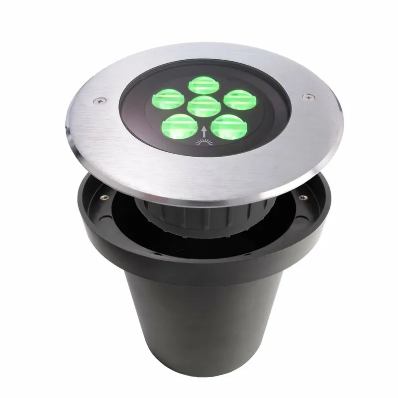 Deko-Light Bodeneinbauleuchte, Canum, 17 W, RGB, Silbe, Spannungskonstant, 24 V/DC Sichere Zahlung