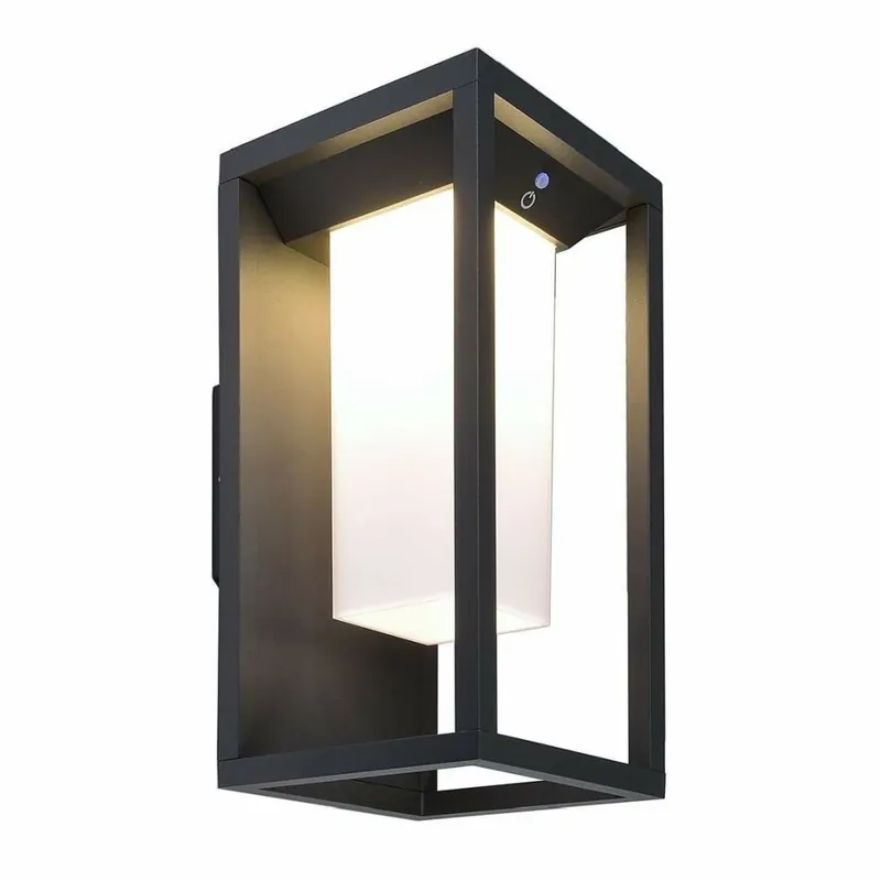 Deko-Light Solaraufbauleuchte, Samas Solar Motion, 2,2 W, 3000 K, Grau, Spannungskonstant, 3.7 V/DC Kostenloser Rückversand