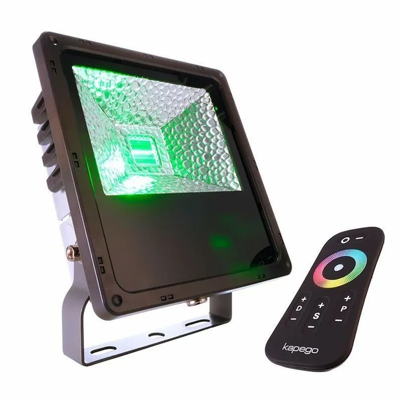Direkt Vom Hersteller Deko-Light Fluter, Flood RF II, 30 W, RGB, Grau, 100-240 V/AC, 50 / 60 Hz