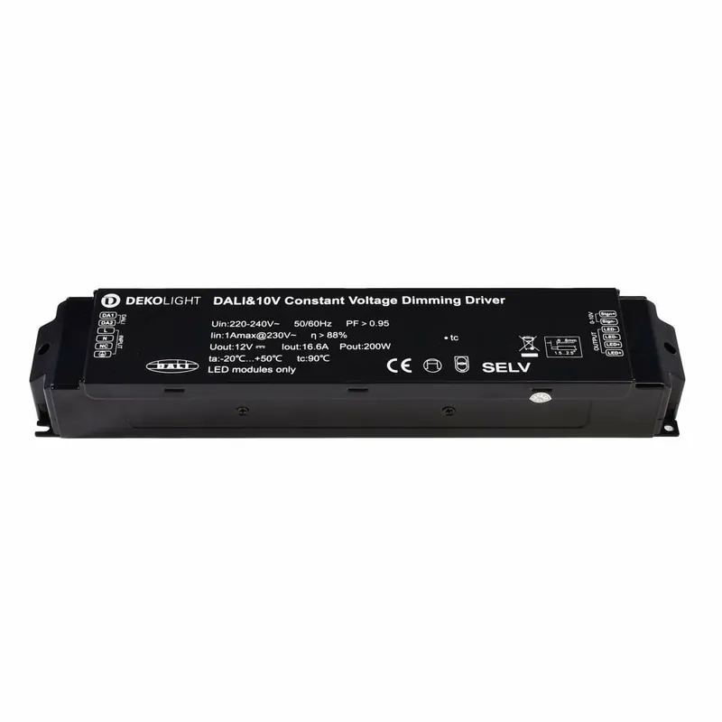 Kostenfreie Lieferung Deko-Light Deko-Light, Netzgerät (CV, DC) dimmbar, BASIC, DIM, CV, 200AD-12V, DALI-Bus / Push / 1-10V, Spannung