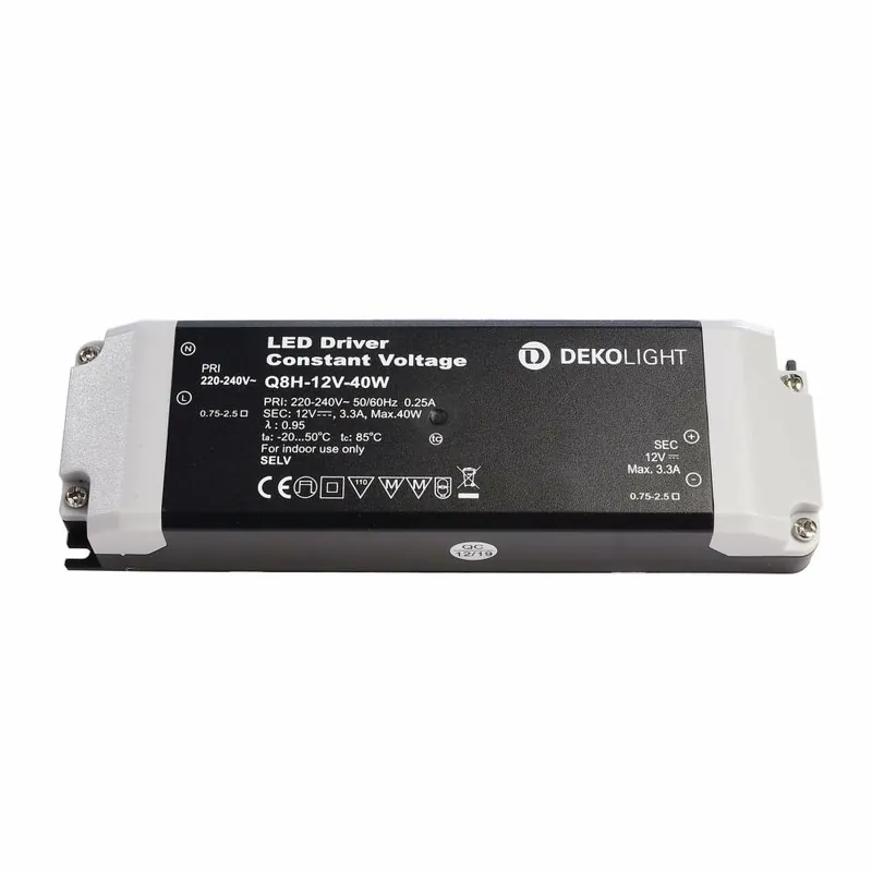 Schneller Versand Deko-Light Deko-Light, Netzgerät (CV, DC), BASIC, CV, Q8H-12-40W, Spannungskonstant, 40.0 W, 220-240 V/AC, Ausg