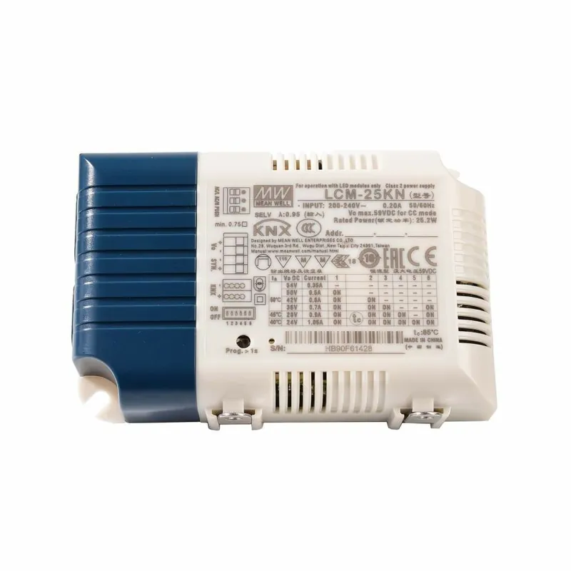 Sonderaktion Meanwell, Netzgerät (CC, DC) dimmbar, DIM, Multi CC, LCM-25KN - KNX, Stromkonstant, KNX, 18,9 W / 25