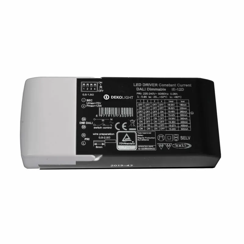 Deko-Light Deko-Light, Netzgerät (CC, DC) dimmbar, BASIC, DIM, Multi CC, IE-12D, Stromkonstant, DALI 2.0 / DT6< Neu Im Sortiment