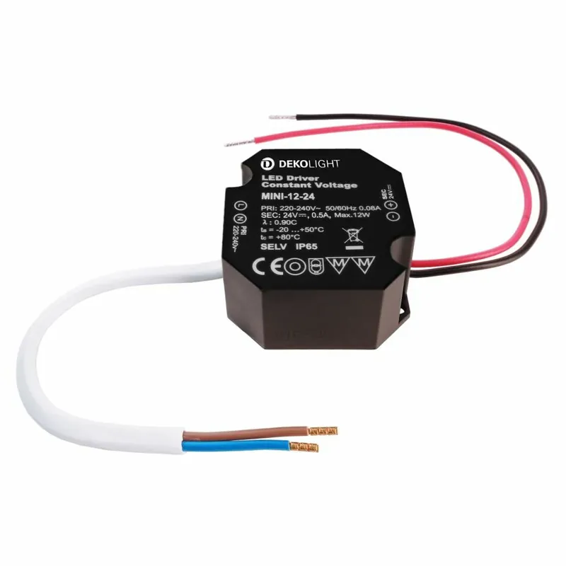 Deko-Light Deko-Light, Netzgerät (CV, DC), OCTO, CV, Mini 24V/12W, Spannungskonstant, 12.0 W, 220-240 V/AC, Aus Neue Kollektion