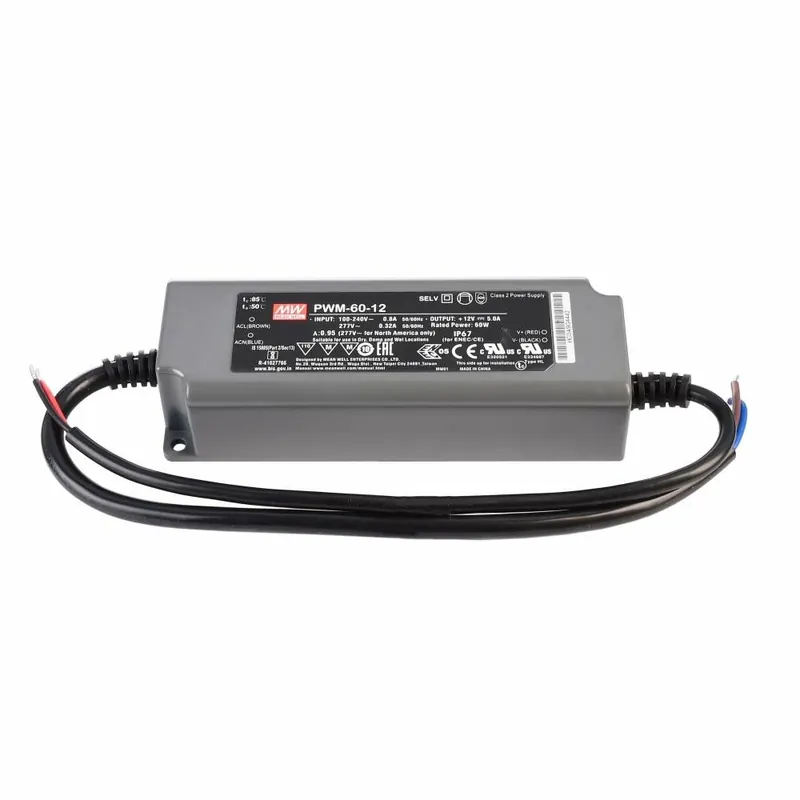 Meanwell, Netzgerät (CV, DC) dimmbar, PWM-60-12BLE Casambi, Spannungskonstant, Casambi, 60.0 W, 90-3 Neuheit