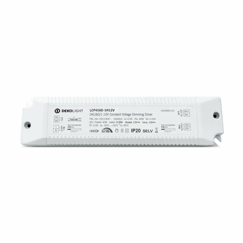 Deko-Light Deko-Light, Netzgerät (CV, DC) dimmbar, BASIC, DIM, CV, LCP40AD-1H12V, Spannungskonstant, DALI 2.0 / Knallerangebot