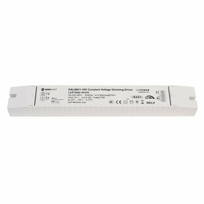 Online Kaufen Deko-Light Deko-Light, Netzgerät (CV, DC) dimmbar, BASIC, DIM, CV, LCP75AD-1H12V, Spannungskonstant, DALI 2.0 /