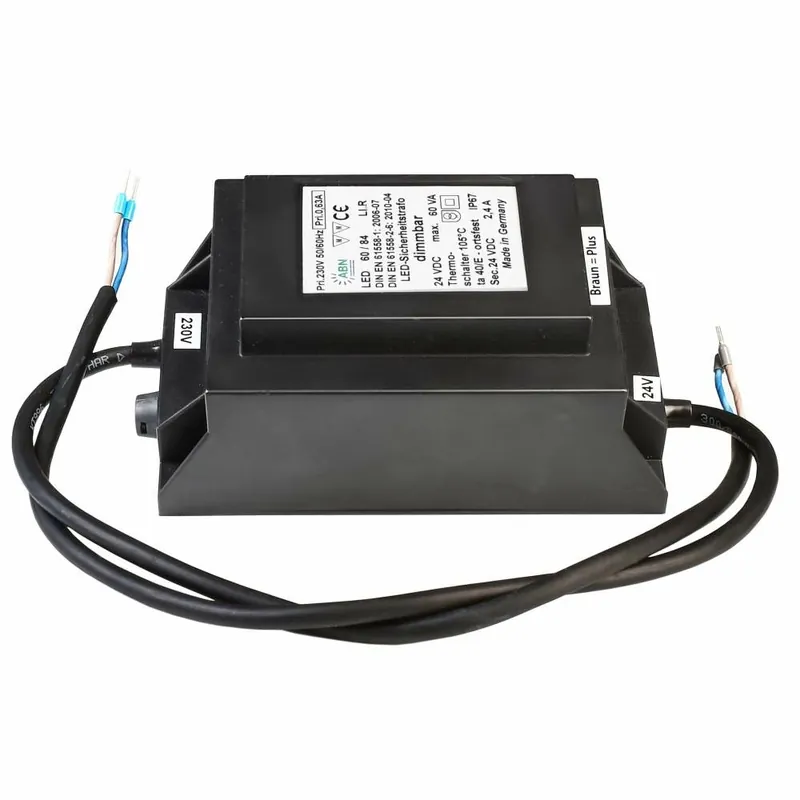 Meistverkauft ABN, Netzgerät (CV, DC) dimmbar, LED Sicherheitstransformator, DIM, CV, 60VA/24V DC, Spannungskonsta