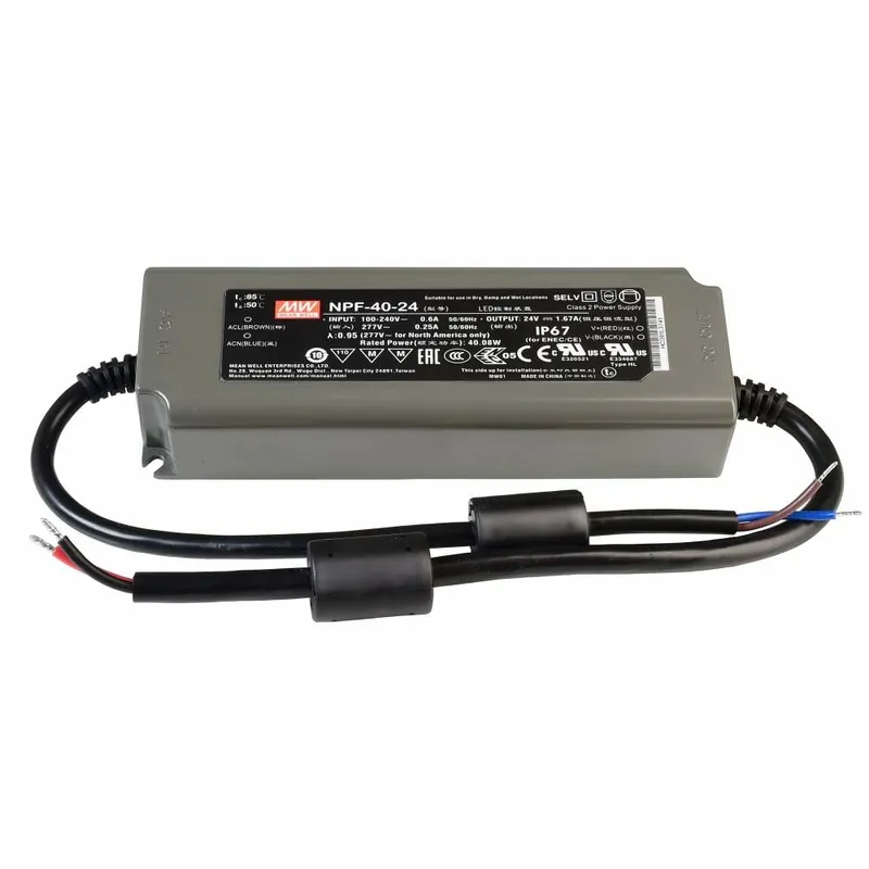 Meanwell, Netzgerät (CV, DC), CV, NPF-40-24, Spannungskonstant, 40.0 W, 90-305 V/AC, Ausgangsspannun Beliebt