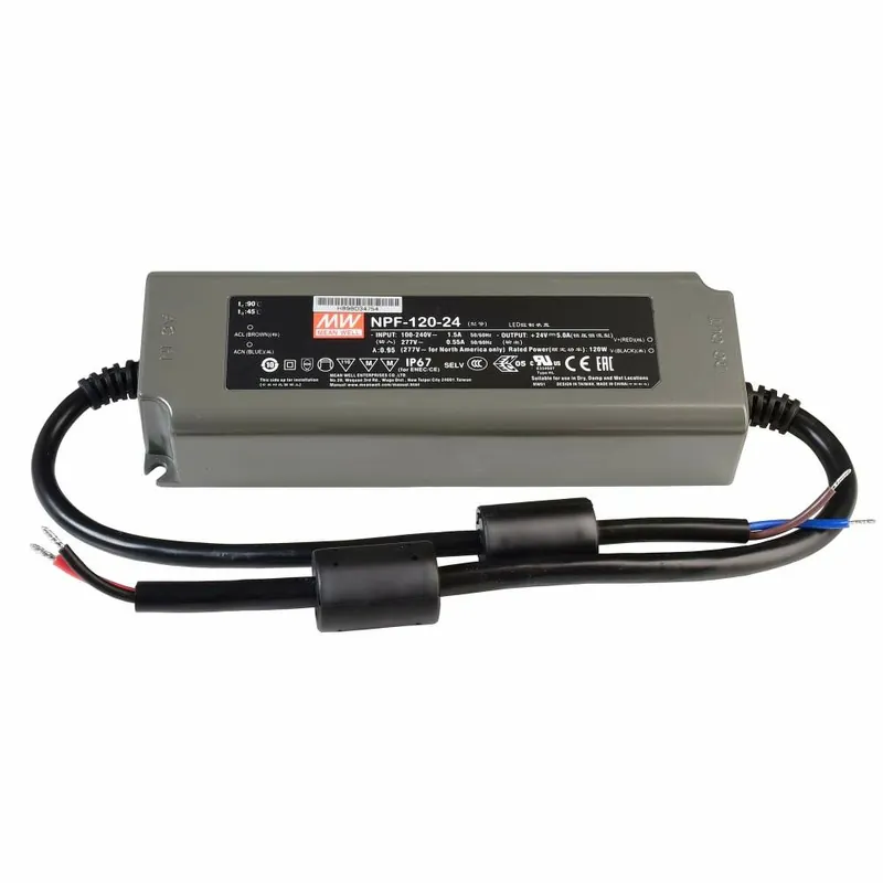 Sofort Bestellen Meanwell, Netzgerät (CV, DC), CV, NPF-120-24, Spannungskonstant, 120.0 W, 90-305 V/AC, Ausgangsspann