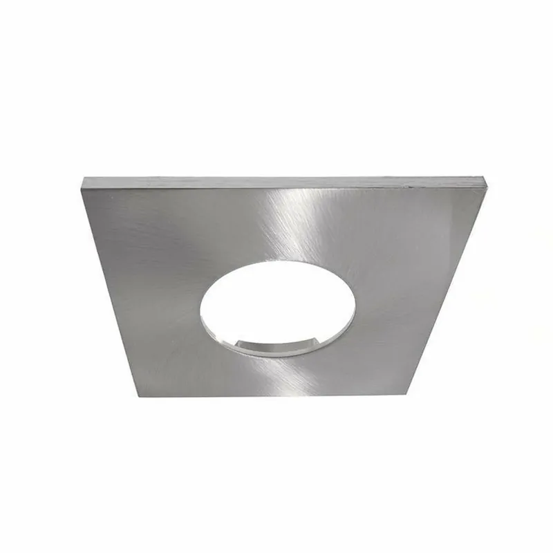 Letzte Chance Deko-Light Mechanisches Systemzubehör, Abdeckung Silbersatiniert eckig für COB 68 IP65 + Mizar II, Tiefe: 83 mm