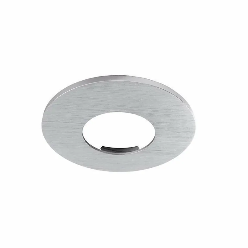 Knallerangebot Deko-Light Mechanisches Systemzubehör, Abdeckung Silber gebürstet rund für COB 68 IP65 + Mizar II, Höhe: 4 mm,