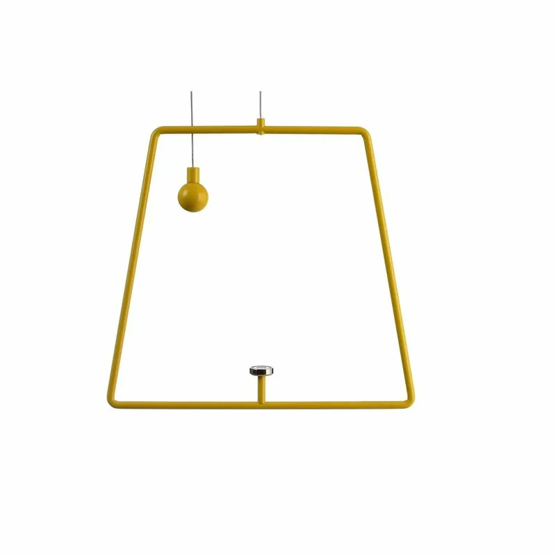 Deko-Light Mechanisches Systemzubehör, Pendel für Magnetleuchte Miram Gelb, Breite: 205 mm, Höhe: 185 mm Kostenfreie Lieferung