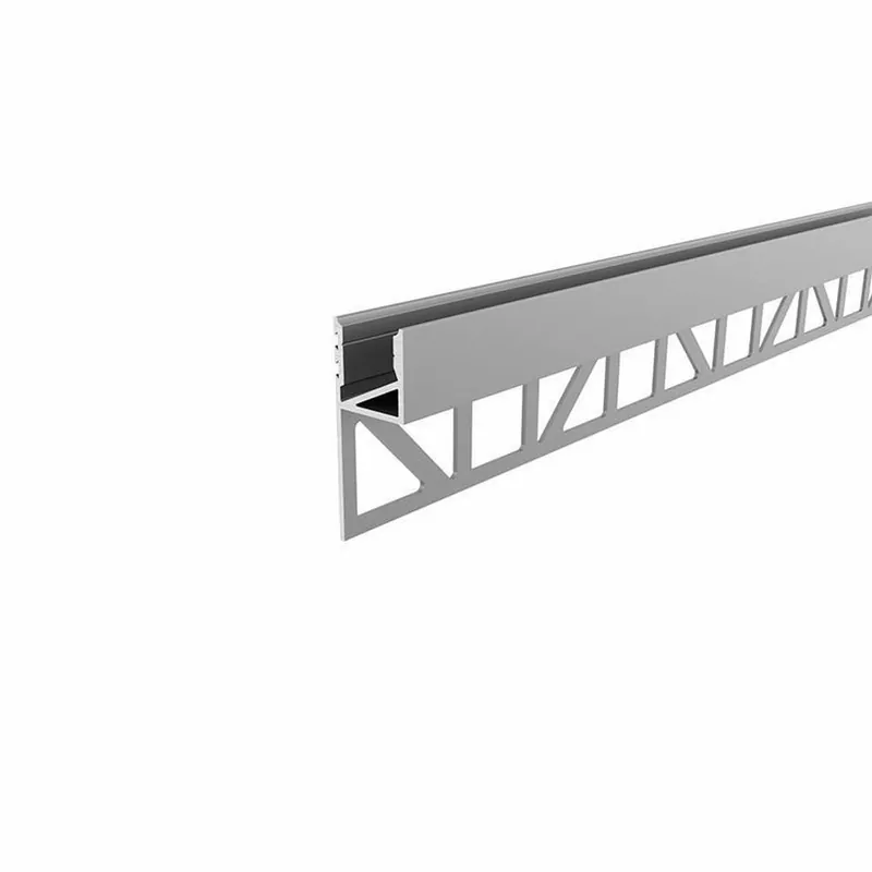 Deko-Light Profil, Fliesen-Profil Abschluss EA-03-12, bis 12 mm LED Stripe, Aluminium, Silber, Eloxiert, Tiefe: Saisonangebot