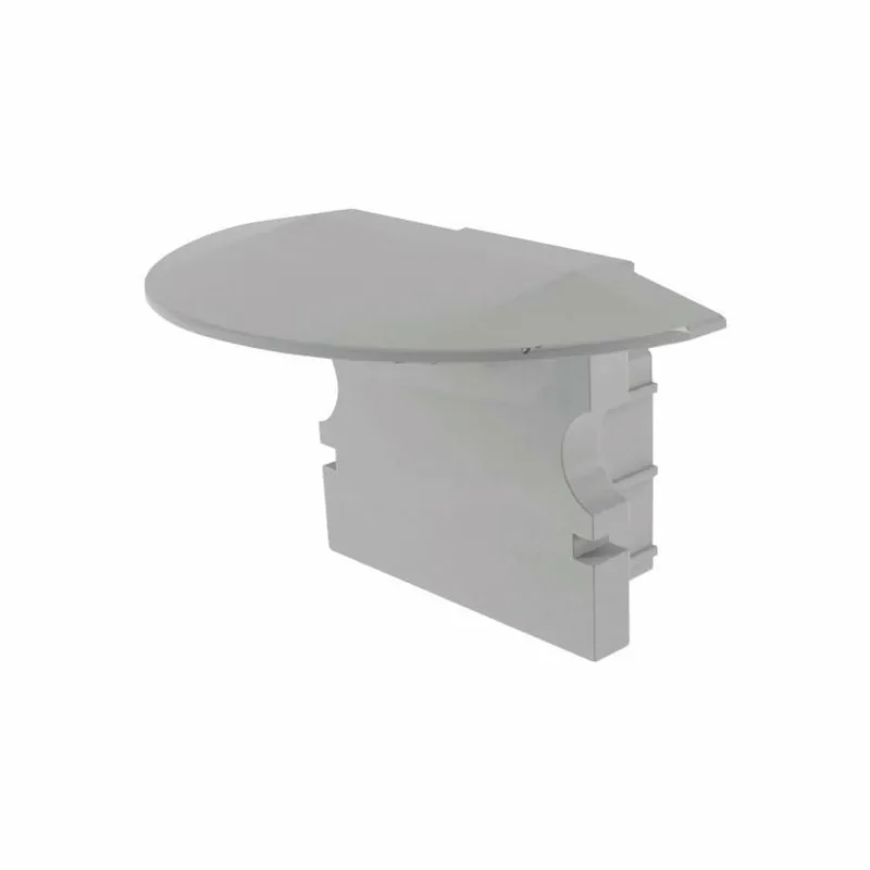 Deko-Light Profil Endkappe, Endkappe P-ET-02-10 Set 2 Stk, Kunststoff, Grau, Tiefe: 25 mm, Breite: 16 mm, Höhe: Neu