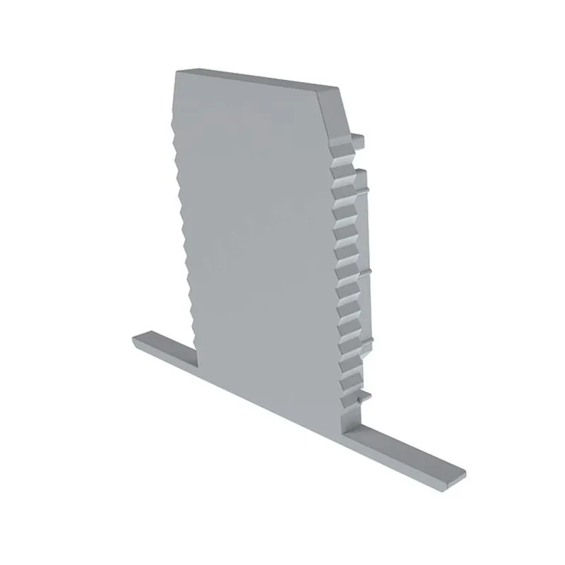 Deko-Light Profil Endkappe, Endkappe P-ET-03-10 Set 2 Stk, Kunststoff, Grau, Tiefe: 37.5 mm, Höhe: 25.5 mm Direkt Vom Hersteller