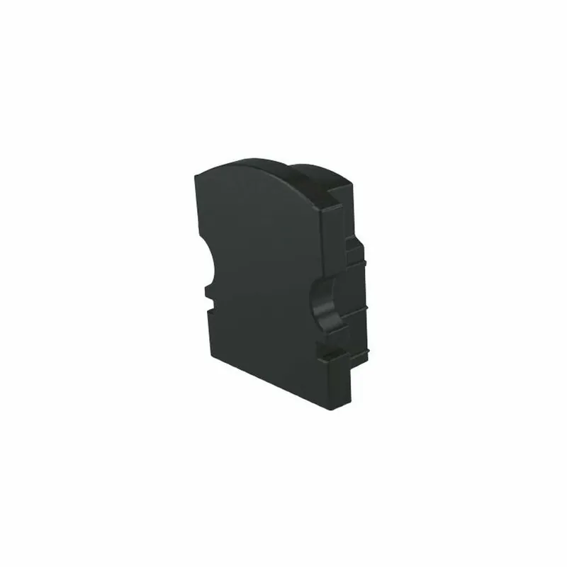 Direktkauf Deko-Light Profil Endkappe, Endkappe F-AU-02-08 Set 2 Stk, Kunststoff, Schwarz, Tiefe: 14 mm, Breite: 6 mm, Höh