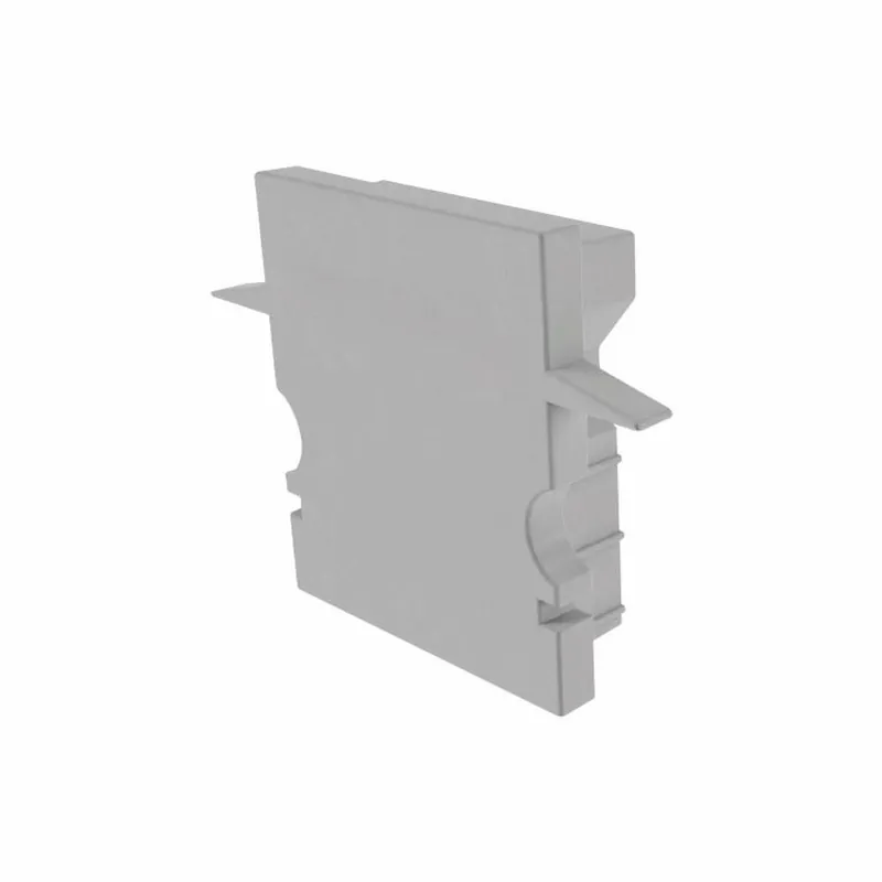 Deko-Light Profil Endkappe, Endkappe H-ET-02-12 Set 2 Stk, Kunststoff, Grau, Tiefe: 27 mm, Breite: 6 mm, Höhe: Preis Gesenkt