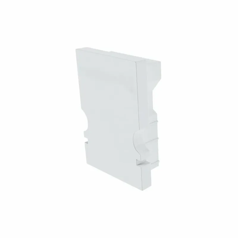Deko-Light Profil Endkappe, Endkappe H-AU-02-08 Set 2 Stk, Kunststoff, Weiß, Tiefe: 14 mm, Breite: 6 mm, Höhe: Expressversand