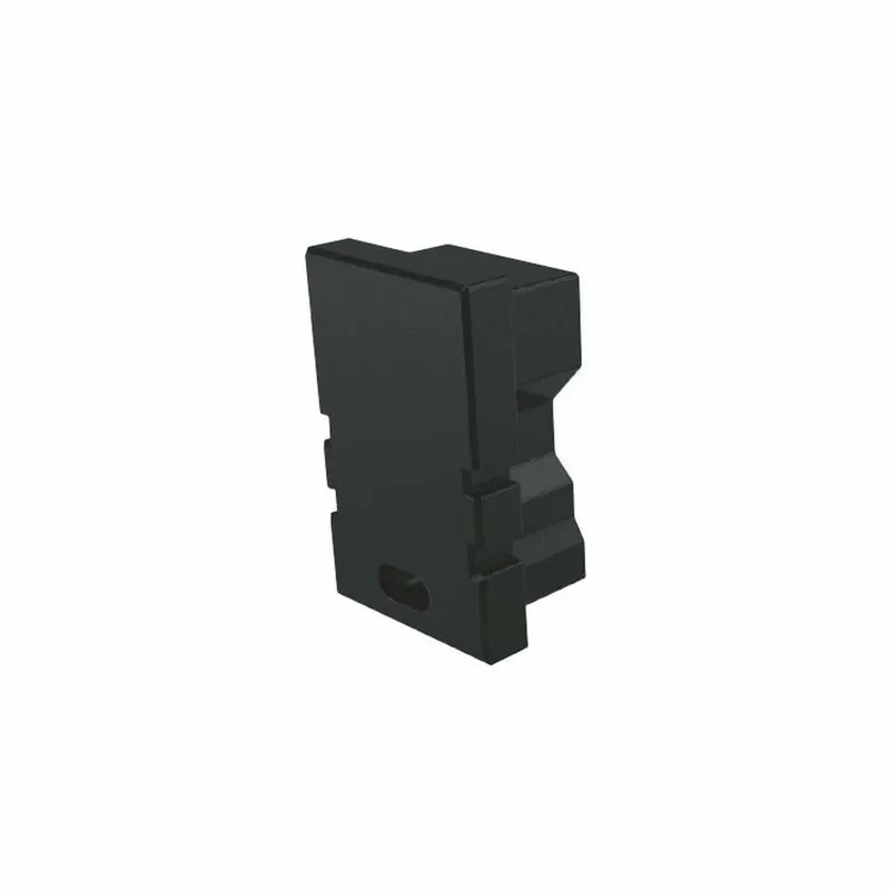 Deko-Light Profil Endkappe, Endkappe H-AU-02-05 Set 2 Stk, Kunststoff, Schwarz Neue Ware