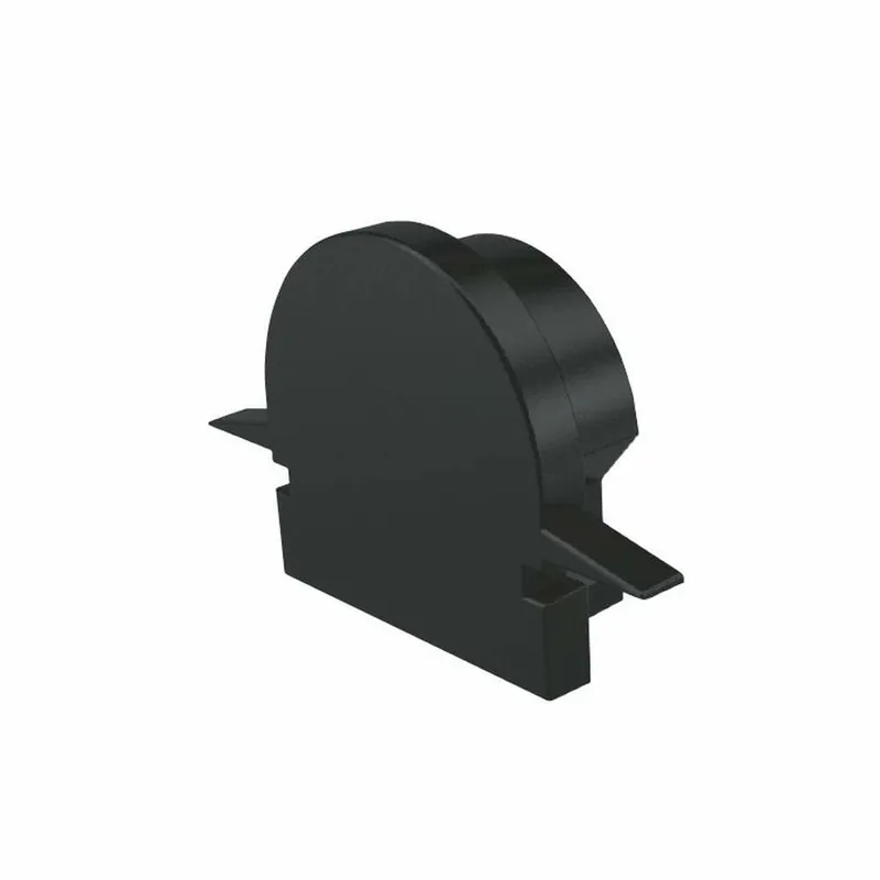 Highlight Deko-Light Profil Endkappe, Endkappe R-ET-01-10 Set 2 Stk, Kunststoff, Schwarz, Tiefe: 25 mm, Breite: 6 mm, Höh