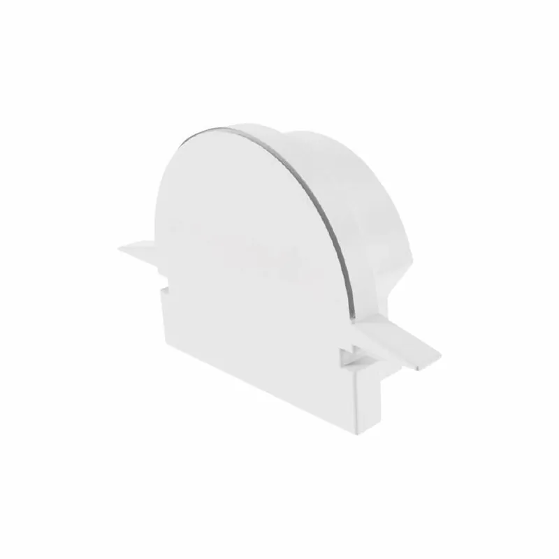 Aktuell Deko-Light Profil Endkappe, Endkappe R-ET-01-12 Set 2 Stk, Kunststoff, Weiß, Tiefe: 27 mm, Breite: 6 mm, Höhe:
