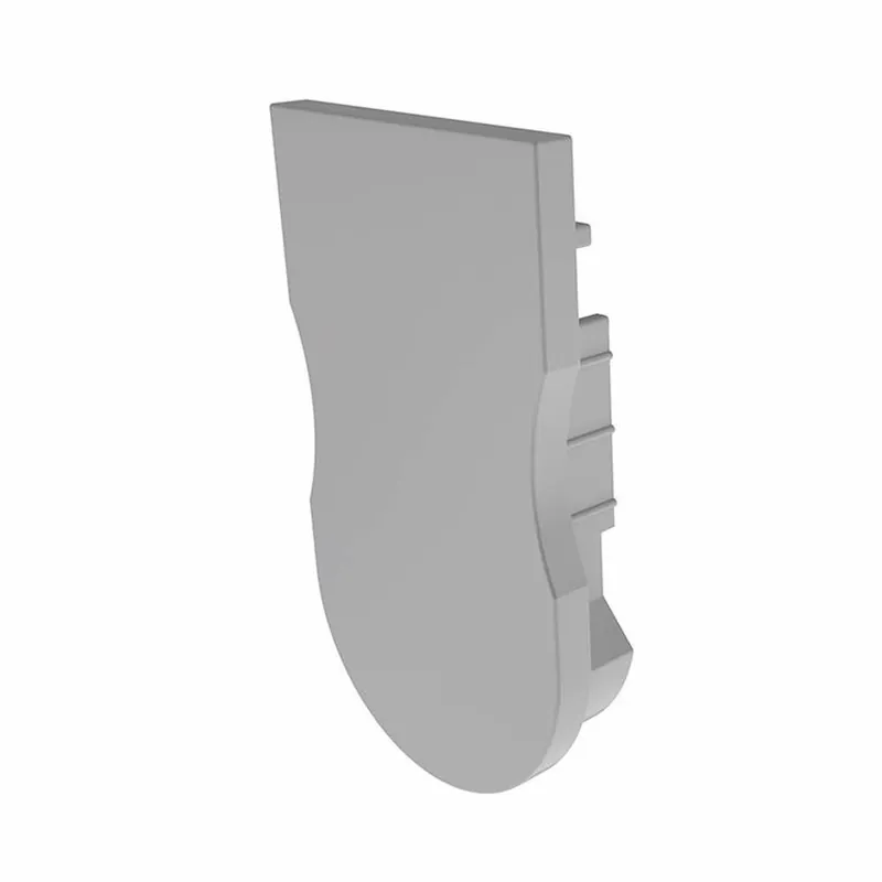 Günstig Deko-Light Profil Endkappe, Endkappe R-AU-03-12 Set 2 Stk, Kunststoff, Grau, Tiefe: 32.4 mm, Breite: 18 mm