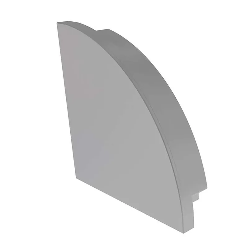 Deko-Light Profil Endkappe, Endkappe R-AV-03-12 Set 2 Stk, Kunststoff, Grau, Tiefe: 25 mm, Höhe: 25 mm Billig