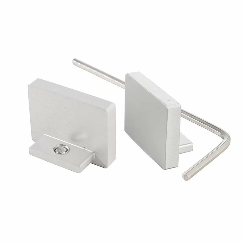 Deko-Light Profil Endkappe, Endkappe P-AU-10-12 Set 2 Stk, Aluminium, Silber, Eloxiert, Tiefe: 18.2 mm, Breite: Abverkauf