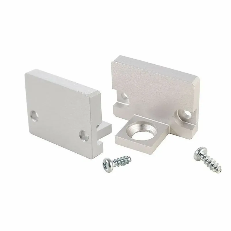 Deko-Light Profil Endkappe, Endkappe P-AU-10-12 Set 2 Stk, Aluminium, Silber, Eloxiert, Tiefe: 18.2 mm, Breite: Bestseller