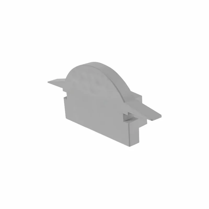 Deko-Light Profil Endkappe, Endkappe L-ET-01-10 Set 2 Stk, Kunststoff, Grau, Tiefe: 25 mm, Breite: 6 mm, Höhe: Kostenloser Rückversand