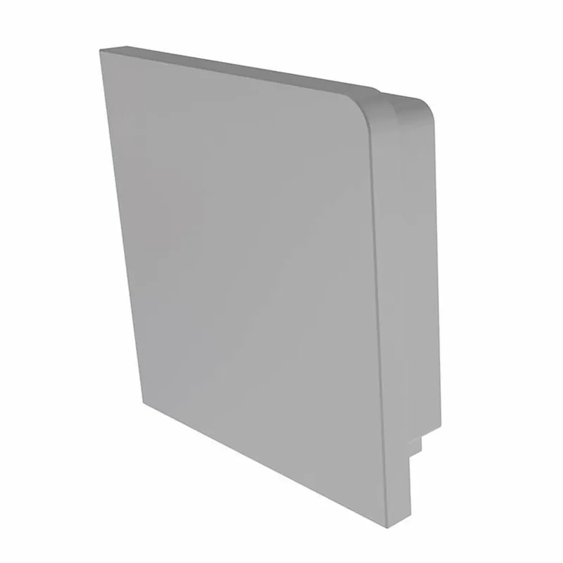 Sonderangebot Deko-Light Profil Endkappe, Endkappe E-AV-03-12 Set 2 Stk, Kunststoff, Grau, Tiefe: 25 mm, Höhe: 25 mm