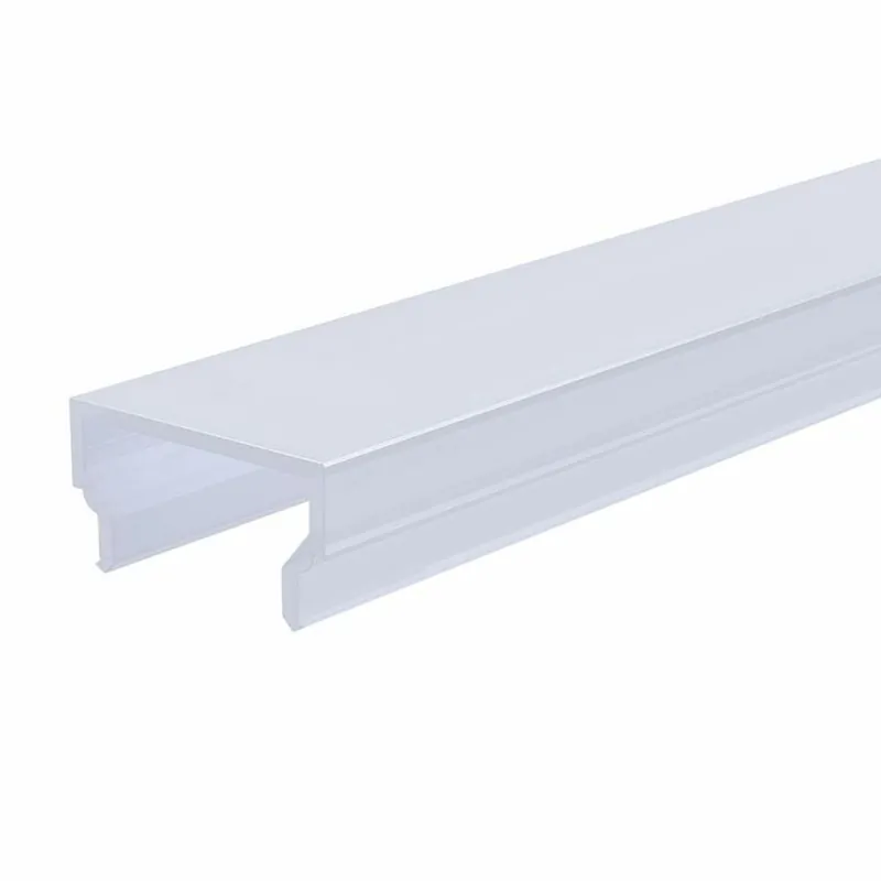 Echt Deko-Light Deko-Light, Profil Abdeckung, Abdeckung H-01-12, Kunststoff, Satiniert 40% Transmission, Tiefe: 2000