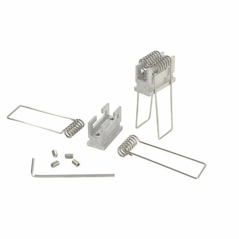 Deko-Light Profil Zubehör, Nutenstein mit Spannfedern Set 2 Stk, Aluminium, Silber, Tiefe: 25 mm, Höhe: 17 mm Kostenfreie Lieferung
