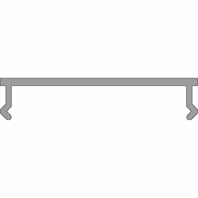 Sonderaktion Deko-Light Deko-Light, Profil Abdeckung, PLANO MS - Diffusor flach opal, Länge 2000mm, Kunststoff, Opal, Tiefe: