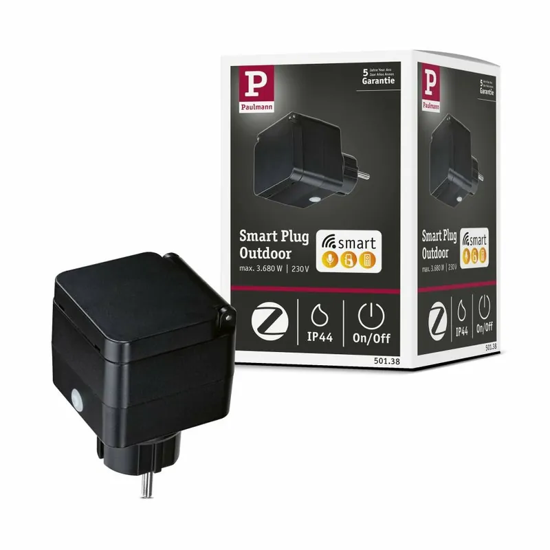 Paulmann Zwischenstecker Smart Plug Outdoor IP44 Schwarz Preisknaller