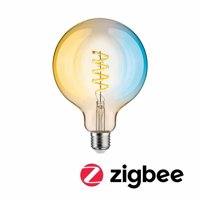 Paulmann Filament 230V Smart Home Zigbee 3.0 LED Globe G125 E27 600lm 7,5W Tunable White dimmbar Gold Kracherpreis