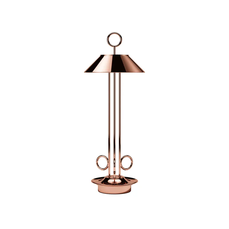 Akku-Tischleuchte Nudiderot 425mm kupferfarben 2,2W FlexMood 2200K/2700K IP54 168/197lm Sichere Zahlung