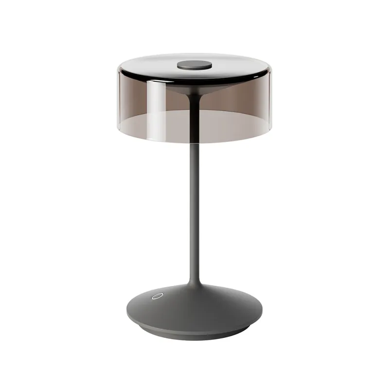 Akku-Glasleuchte Numotion 265 mm graphitgrau 2,2W FlexMood 2200K/2700K IP54 171lm Highlight