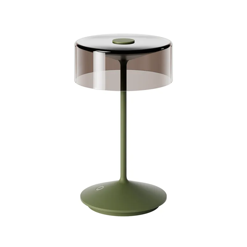 Akku-Glasleuchte Numotion 265 mm tannengrün 2,2W FlexMood 2200K/2700K IP54 171lm Bestpreis